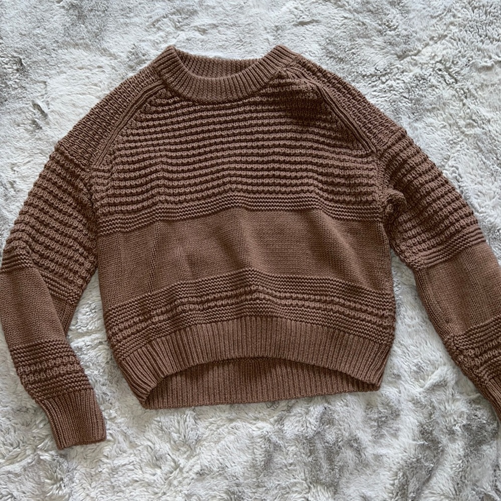 Brown sweater